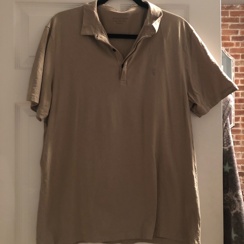 All saints men’s polo size XXL